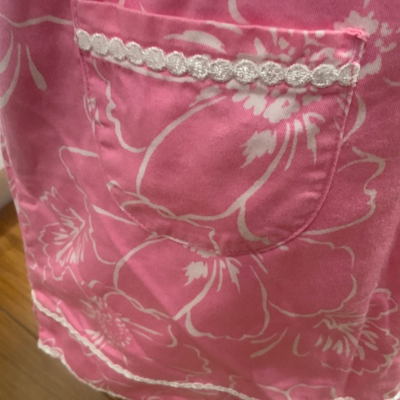 Janie and Jack Pink Flowered Dress Size 6 - Picture 3 of 8